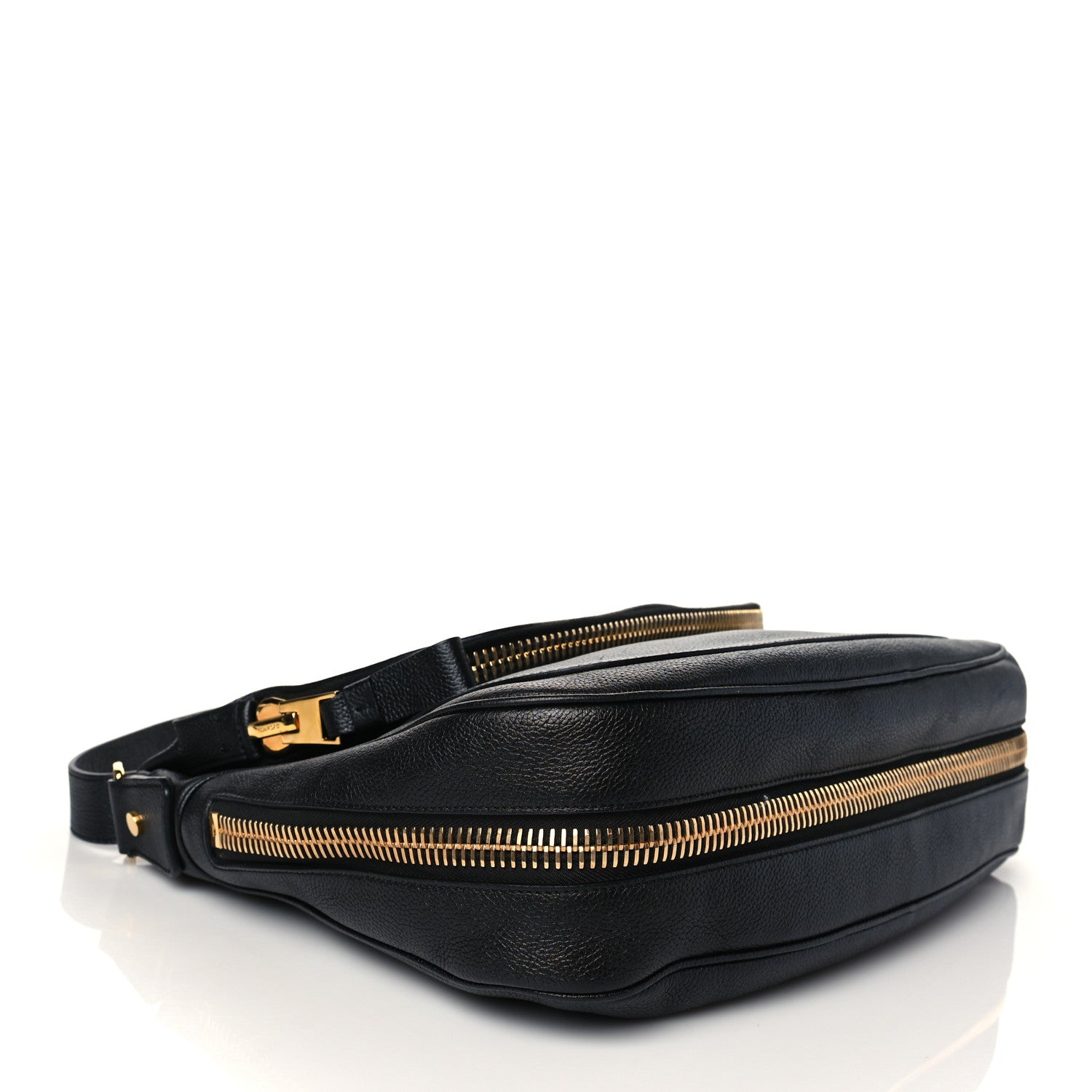 Tom Ford Grained Calfskin Large Jennifer Crossbody Bag Black 4 of 10