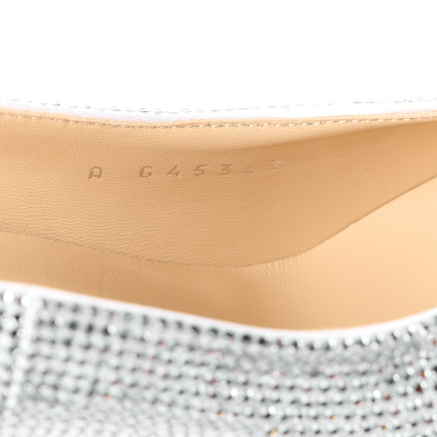 Strass Cap Toe Pumps 38 Silver Black