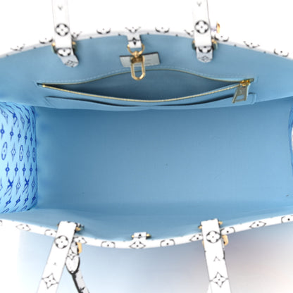 Louis Vuitton Monogram Giant Hawaii Onthego Blue 5 of 10