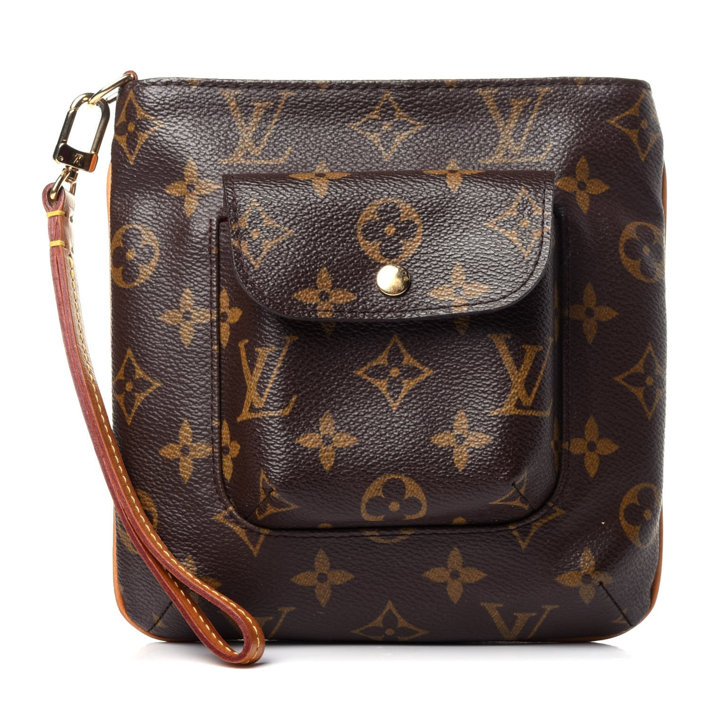 Monogram Partition Wristlet