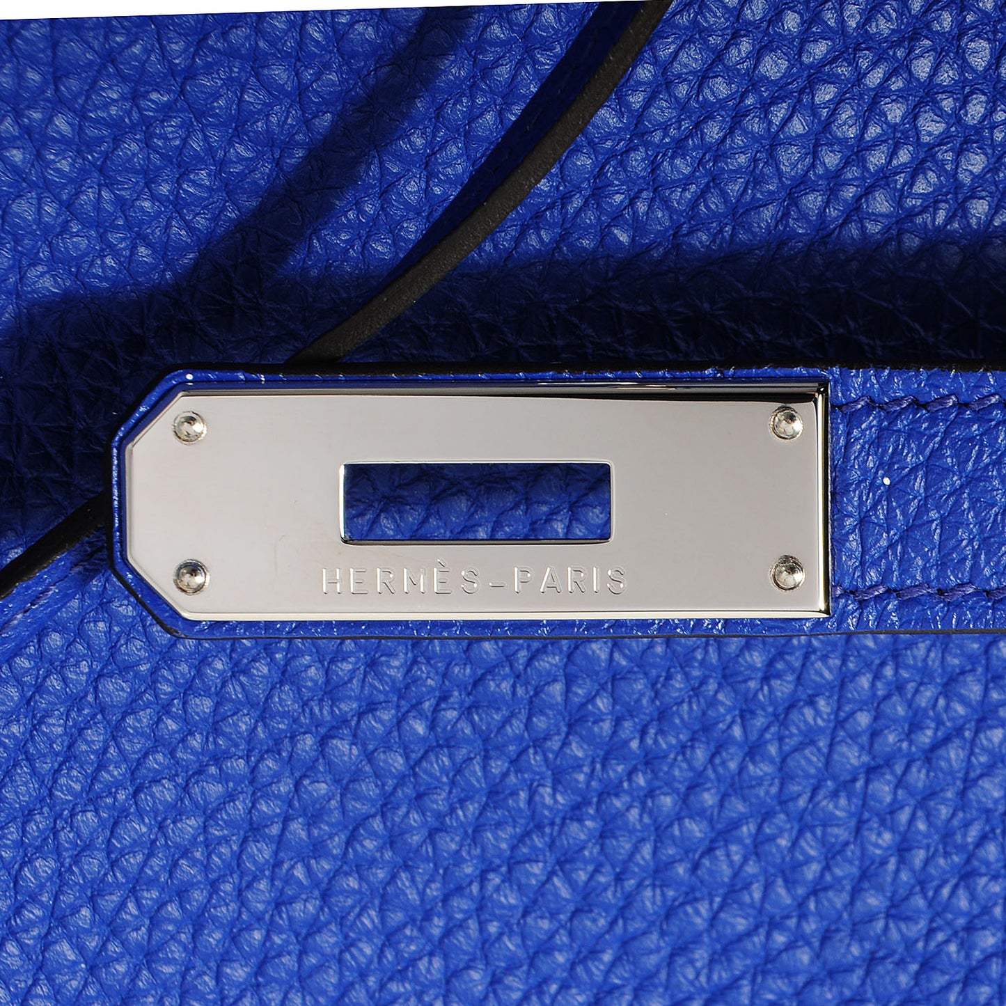 Togo Birkin 35 Bleu Electrique
