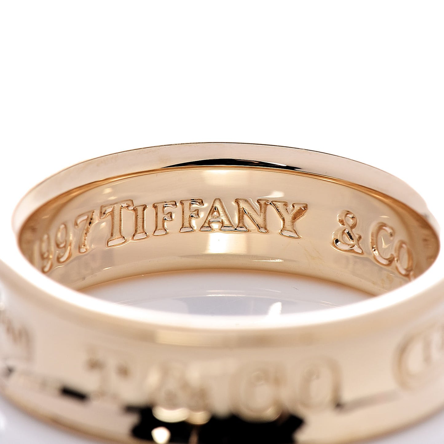 18K Yellow Gold 1837 Band Ring 55 7.25