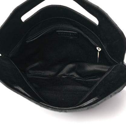 Chanel Calfskin Stitched CC Flap Clutch Black 5 of 15