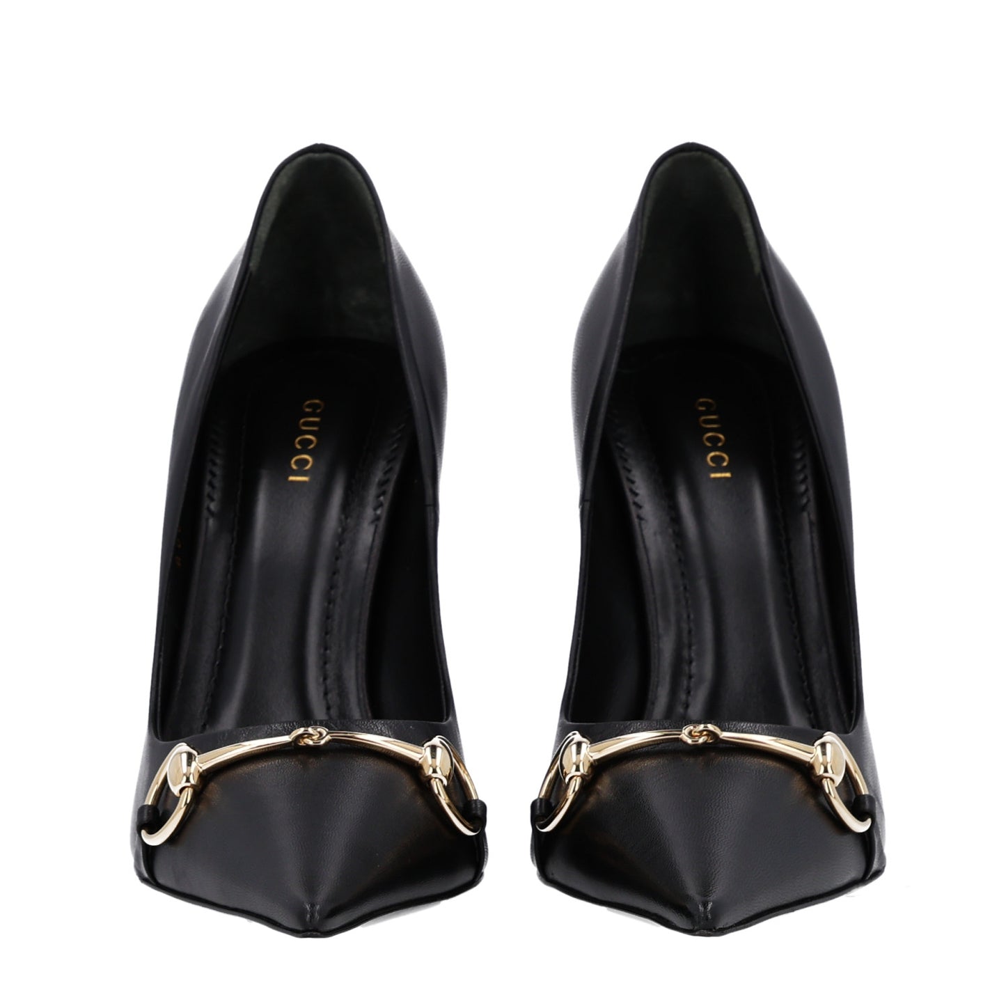 Smooth Nappa Horsebit Donna Pumps 39 Black