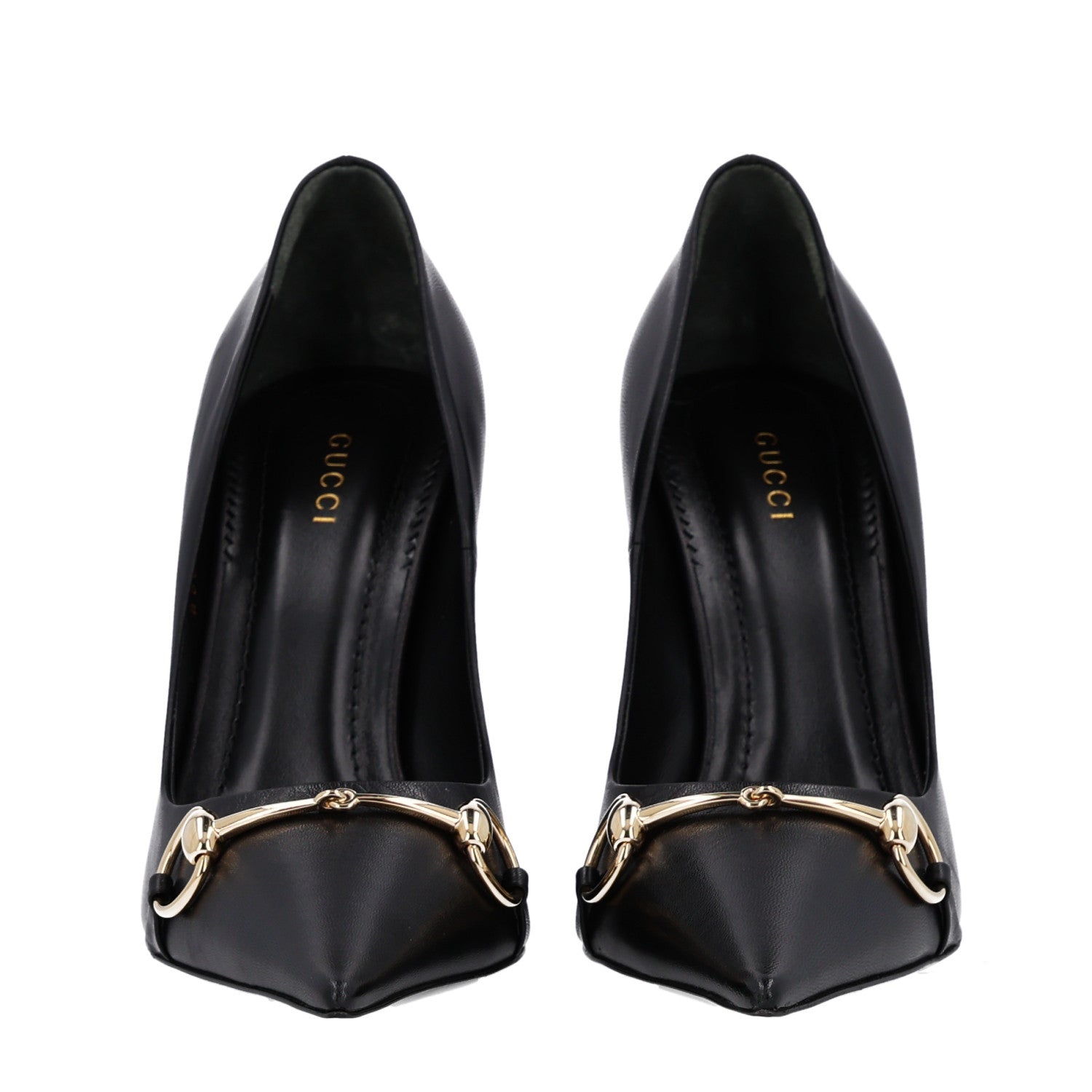 Gucci Smooth Nappa Horsebit Donna Pumps 39 Black 3 of 10