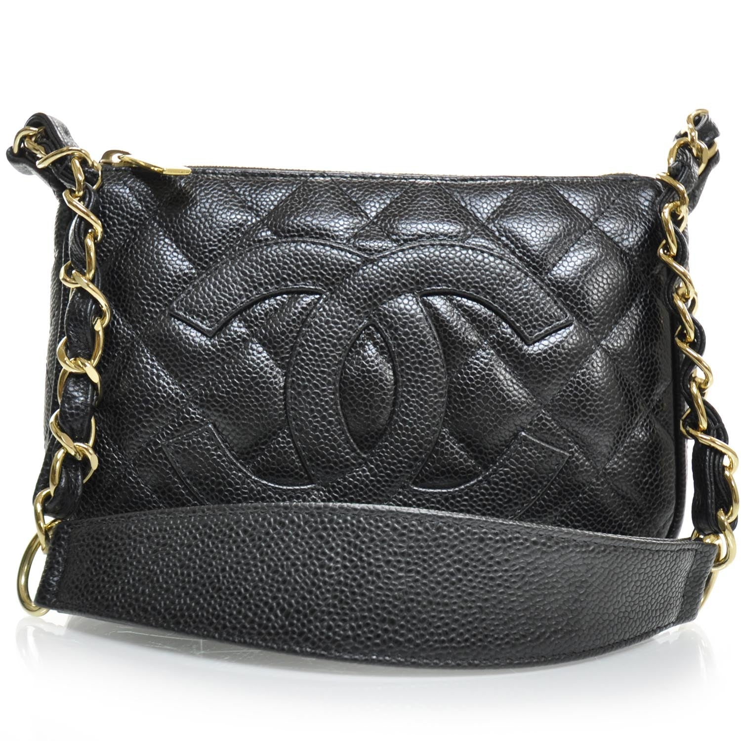 Chanel Caviar Quilted Pochette Black 1 of 1