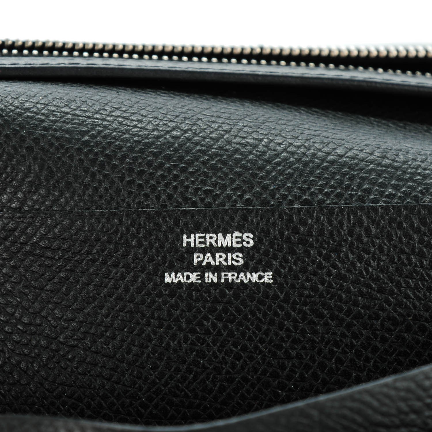 Hermes Epsom Bearn Gusset Wallet Black 6 of 8