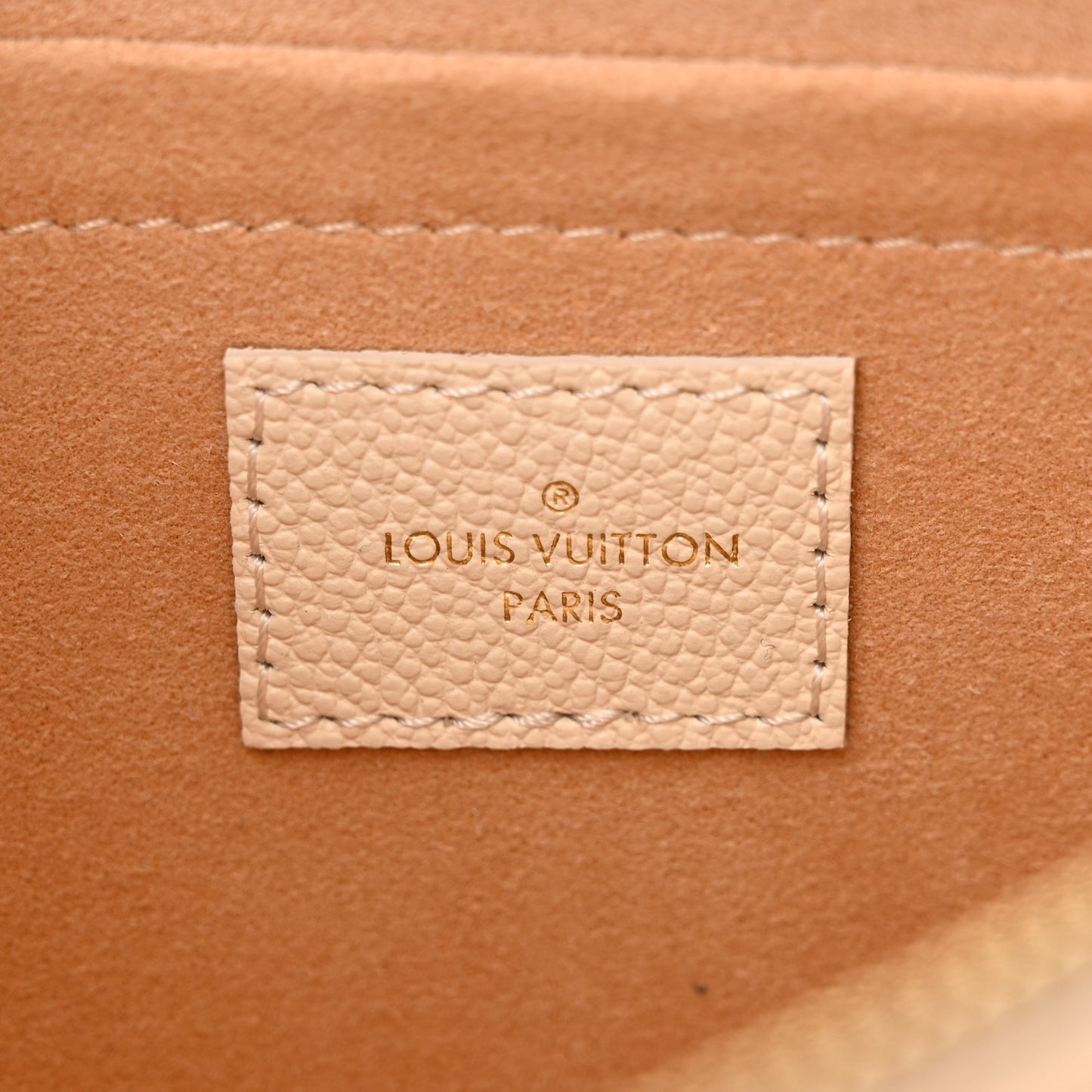 LOUIS VUITTON Empreinte Monogram Giant Multi Pochette Accessories Cream