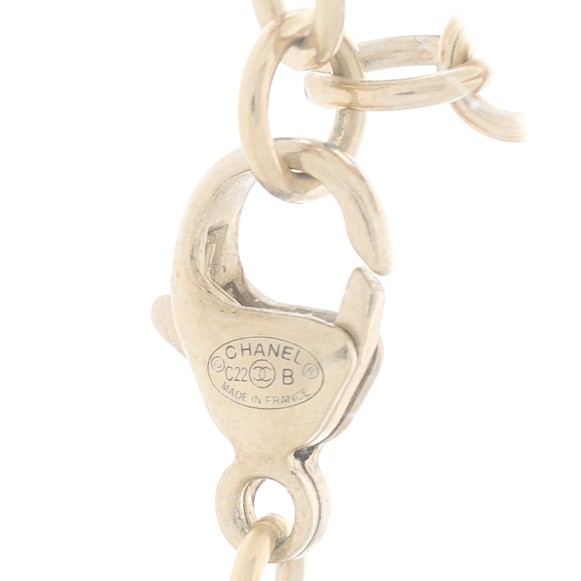 Chanel Crystal CC Choker Gold Pink 4 of 5