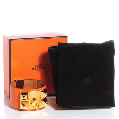 Hermes Swift Collier de Chien CDC Small Bracelet Orange 8 of 8