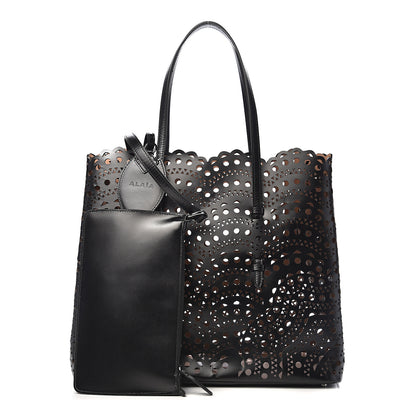 Alaia Lux Calfskin Vienne Wave 32 Bag Black 1 of 13
