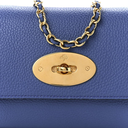 Mulberry Small Classic Grain Calfskin Mini Lily Porcelain Blue 7 of 8