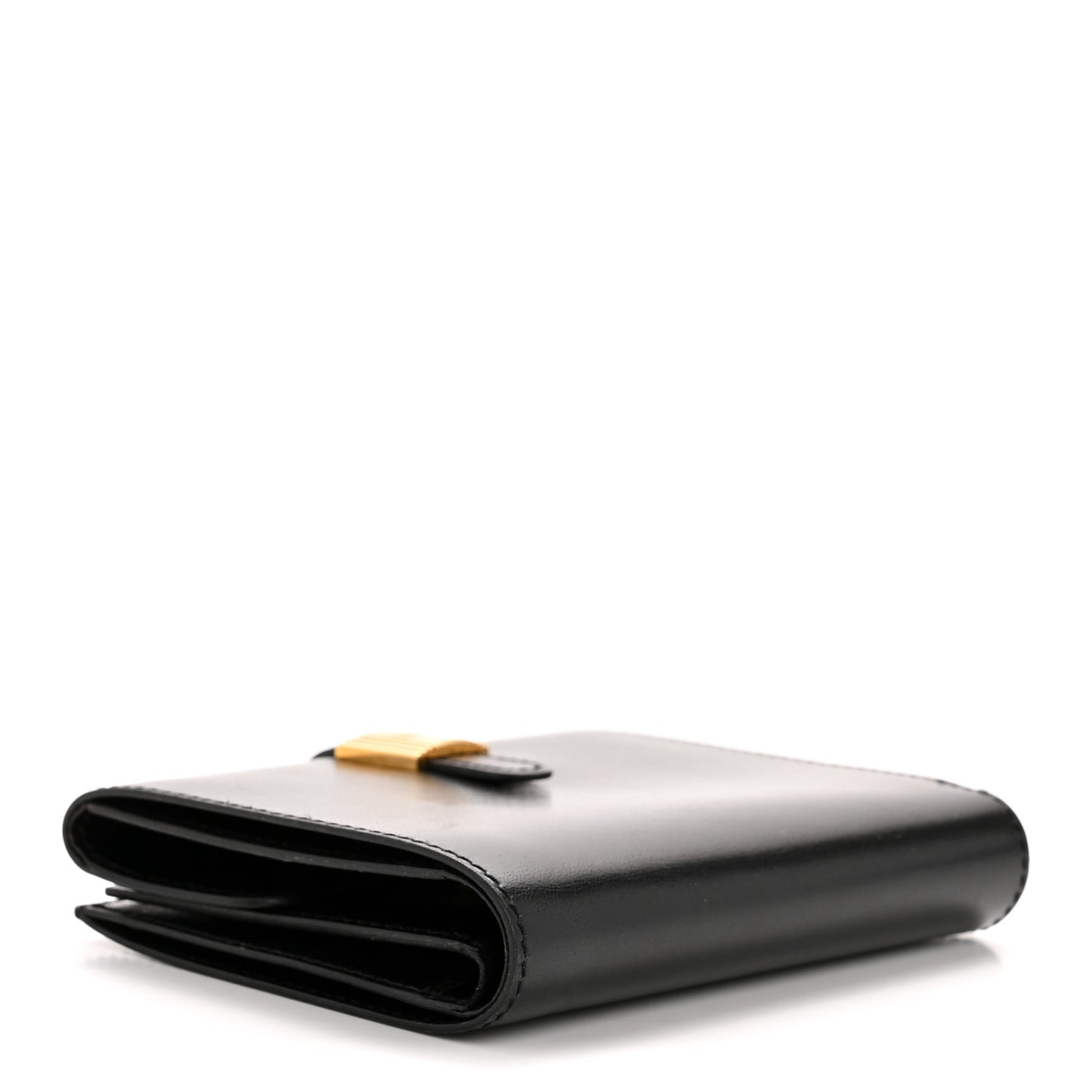 Box Compact Cadena Wallet Black
