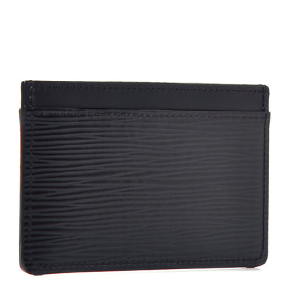 Louis Vuitton Epi Card Holder Black 3 of 7