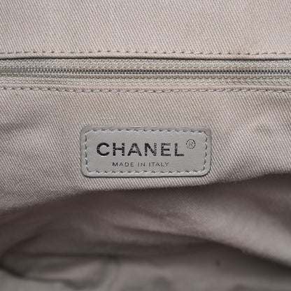 Chanel Glazed Calfskin Large Deauville Tote Blue 10 of 11