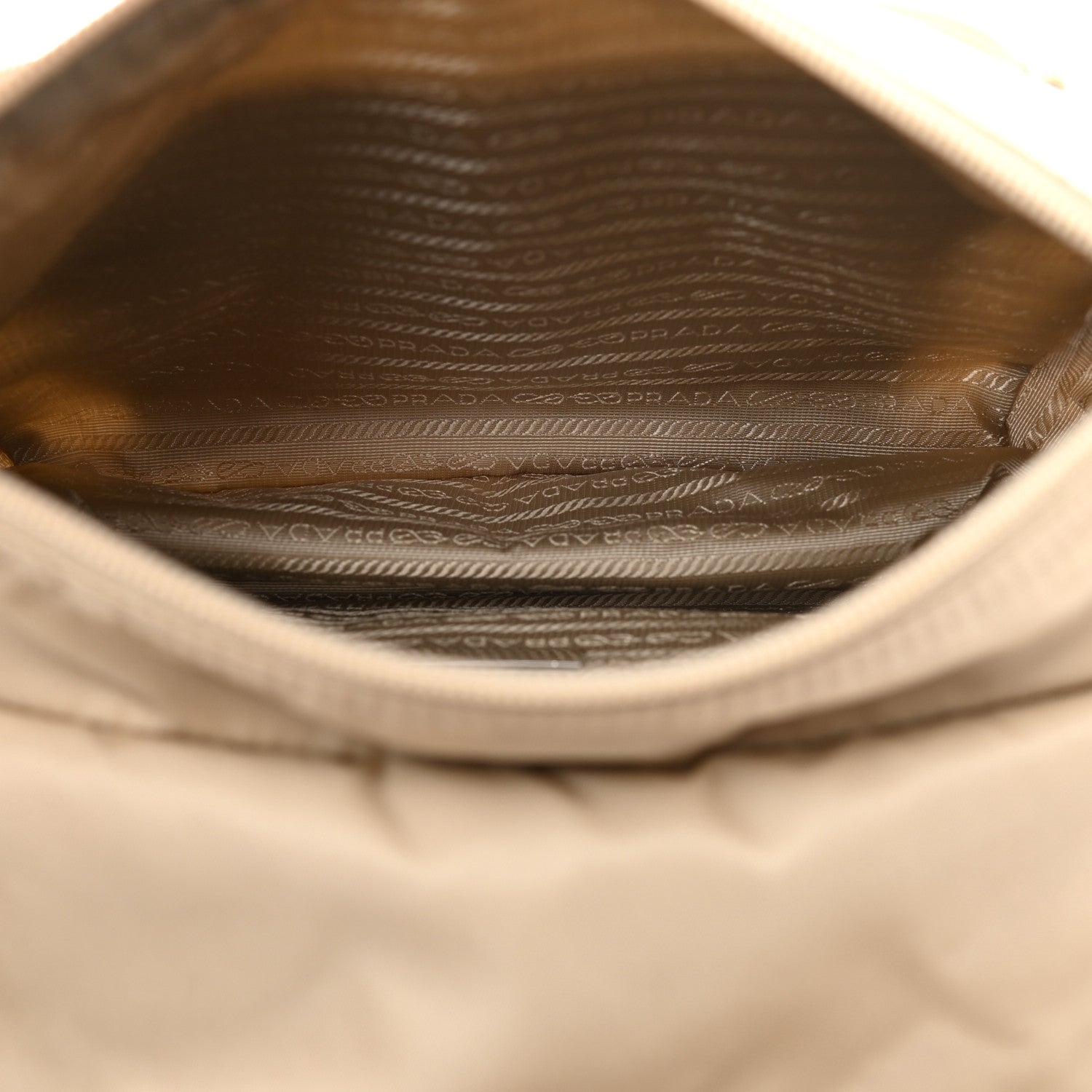 Prada Re-Nylon Vela Saffiano Pocket Single Buckle Messenger Shoulder Bag Deserto 5 of 11