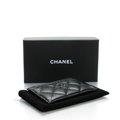 Chanel Caviar Quilted Card Holder Black 4 of 8