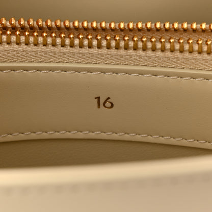 Celine Satinated Calfskin Small 16 Top Handle Bag Beige 19 of 25