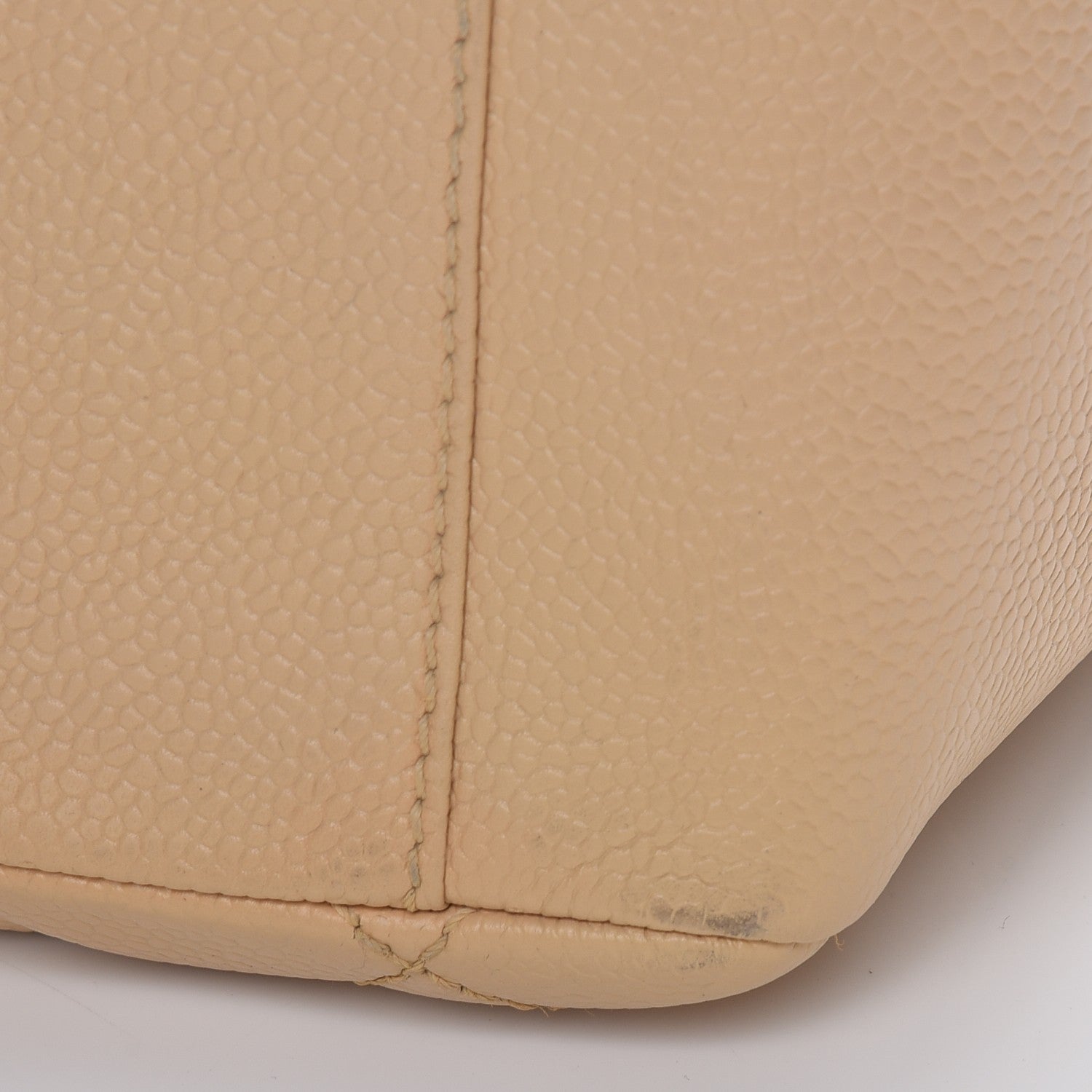 Chanel Caviar Quilted Grand Shopping Tote GST Beige Clair 10 of 12