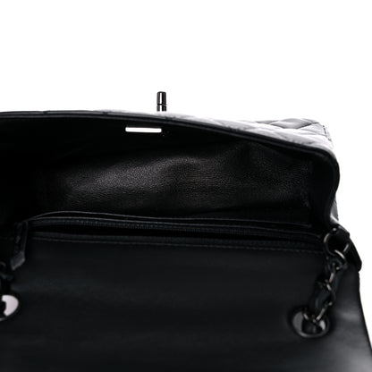 Chanel Lambskin Quilted Mini Rectangular Flap So Black 5 of 12