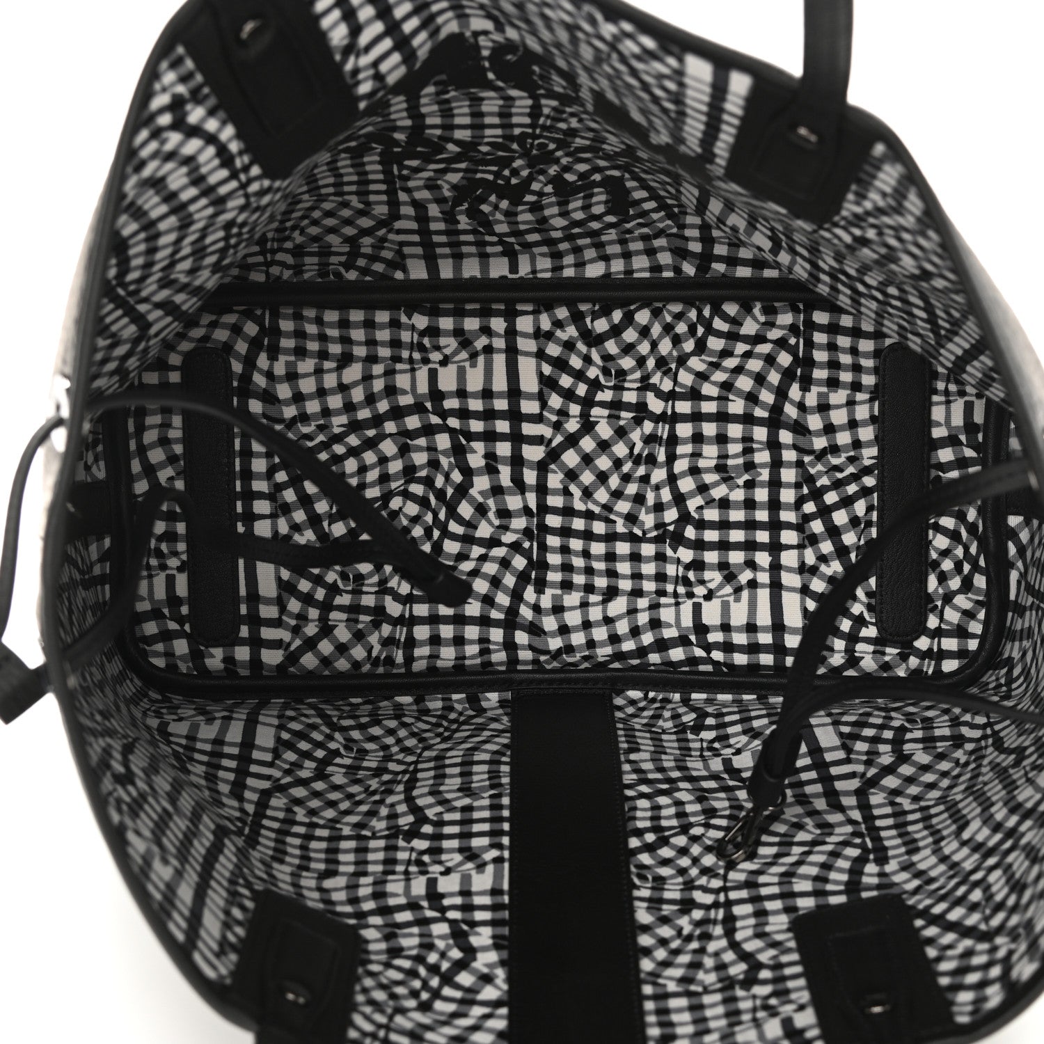 MCM Visetos Medium Liz Reversible Shopper Tote Black 4 of 16