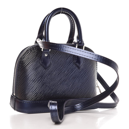 Louis Vuitton Epi Sequins Flame Alma Nano Blue Nuit 3 of 9
