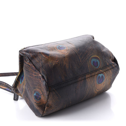 Givenchy Calfskin Peacock Print Mini Pandora Multicolor 4 of 10