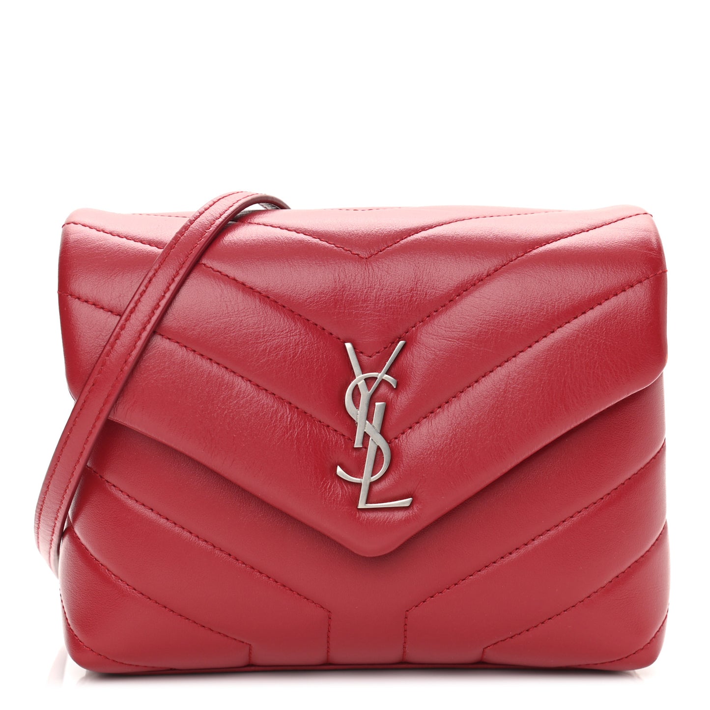 Calfskin Y Quilted Monogram Toy Loulou Crossbody Bag New Lipstick
