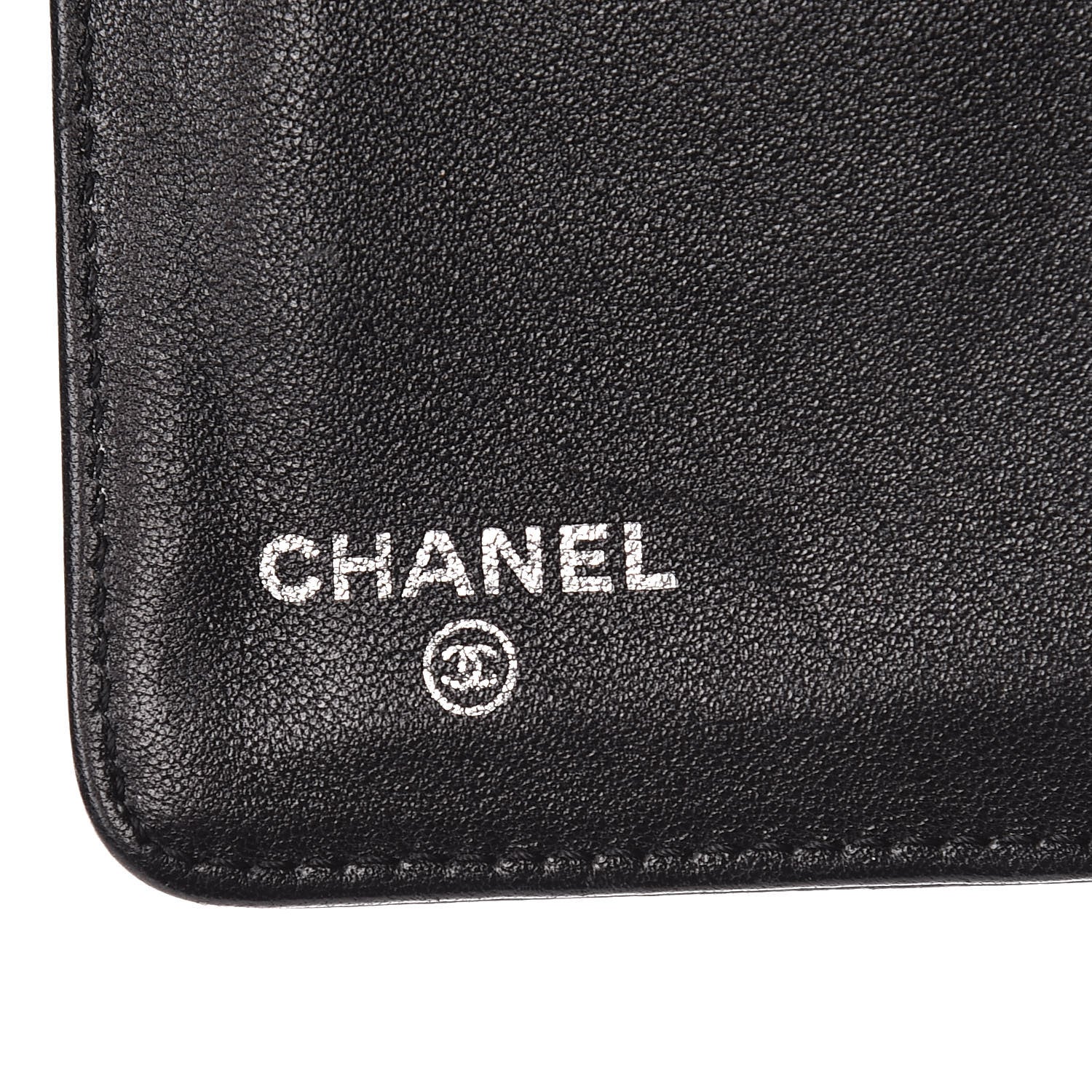 Chanel Caviar Sevruga Yen Wallet Black 6 of 8