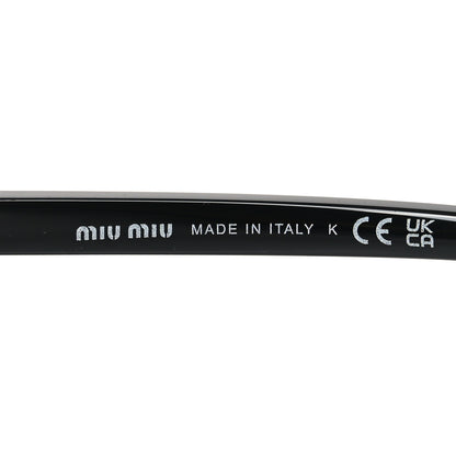 Miu Miu Acetate Shield Sunglasses SMU A01 Black 5 of 6