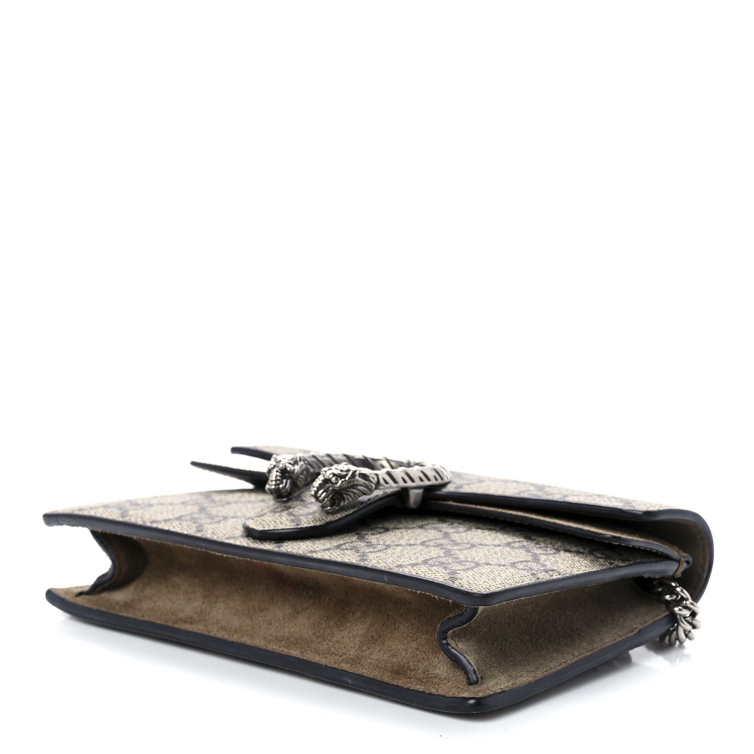 Gucci GG Supreme Monogram Super Mini Dionysus Shoulder Bag Taupe 8 of 10