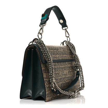 Fendi Vitello Liberty Elaphe Open Your Heart Kan I Shoulder Bag Amido Amazzonia Multicolor 3 of 6