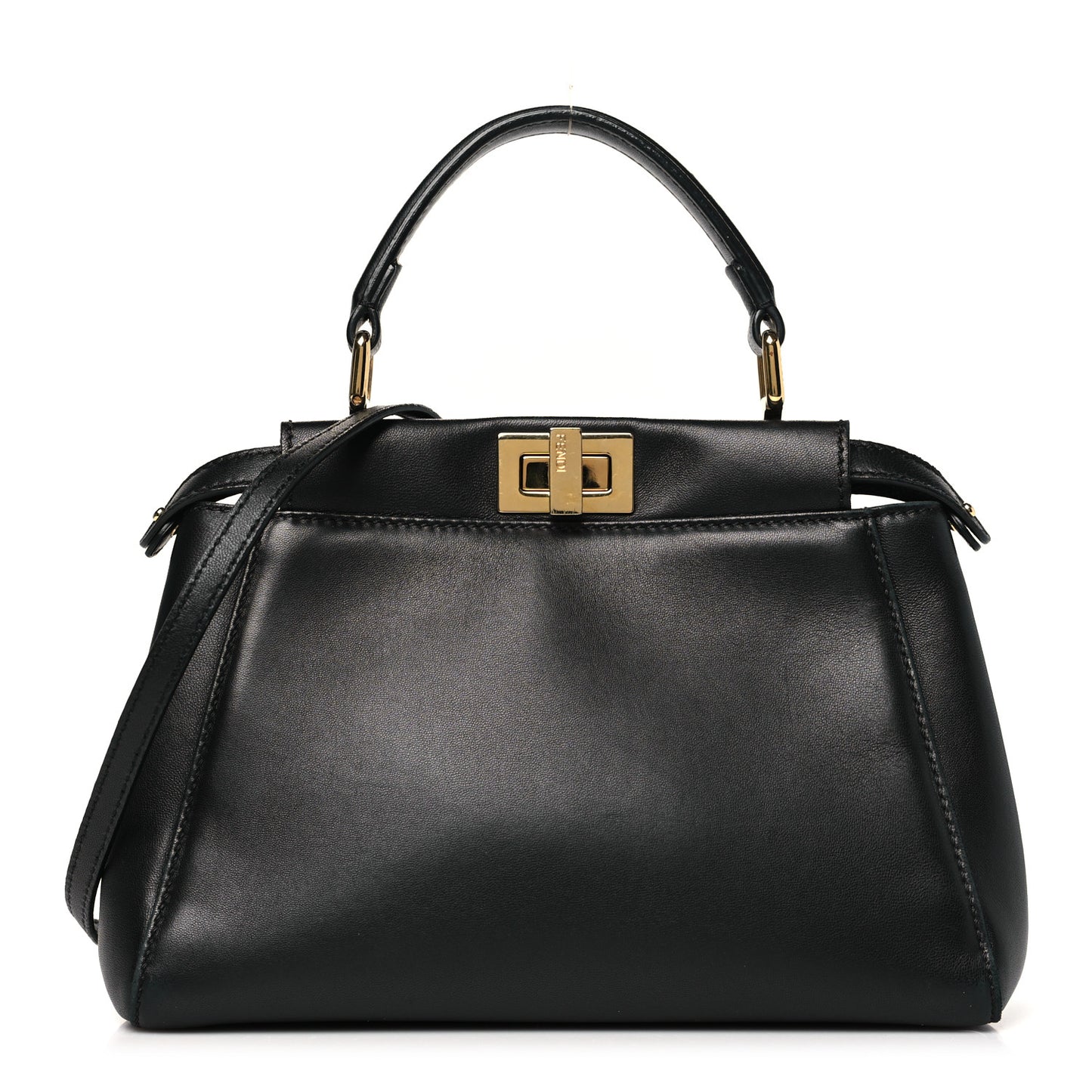 Nappa Mini Peekaboo Iconic Satchel Black