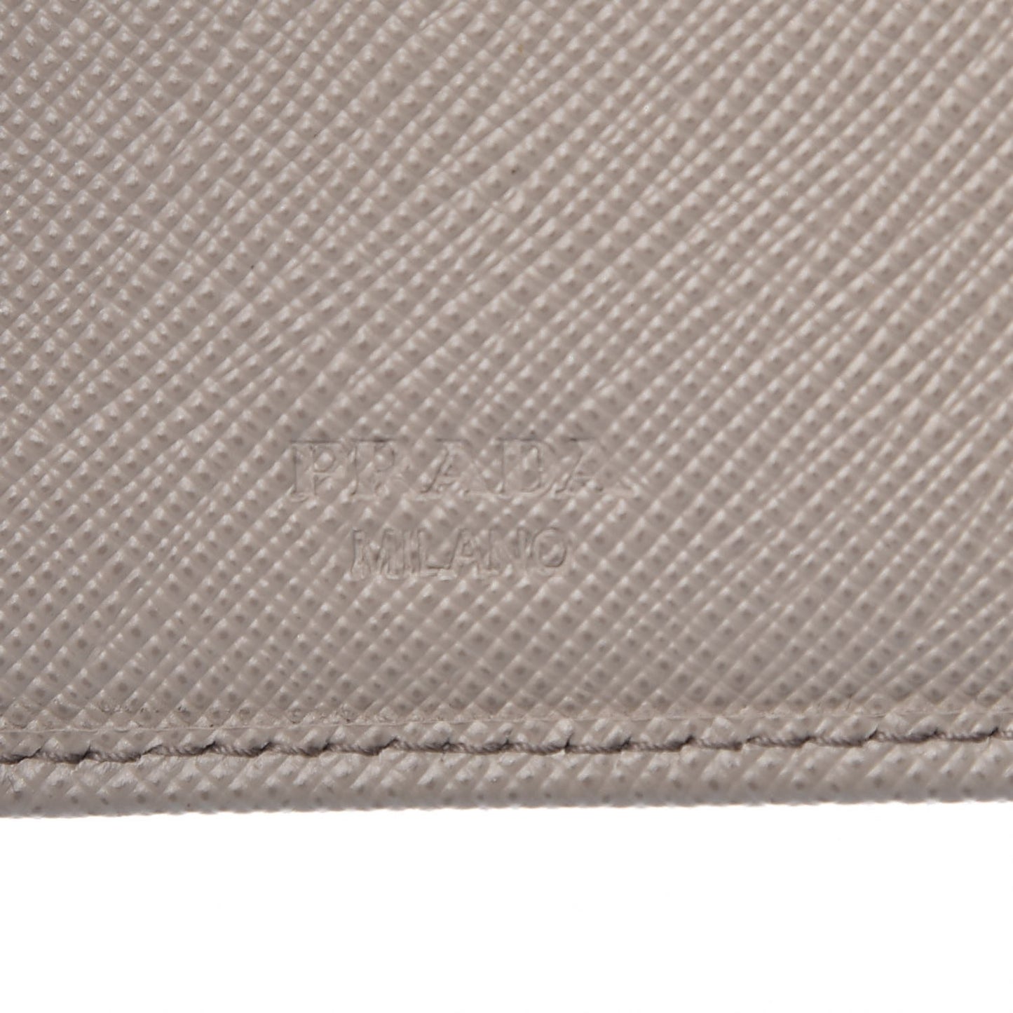 Saffiano Metal Compact Wallet Argilla