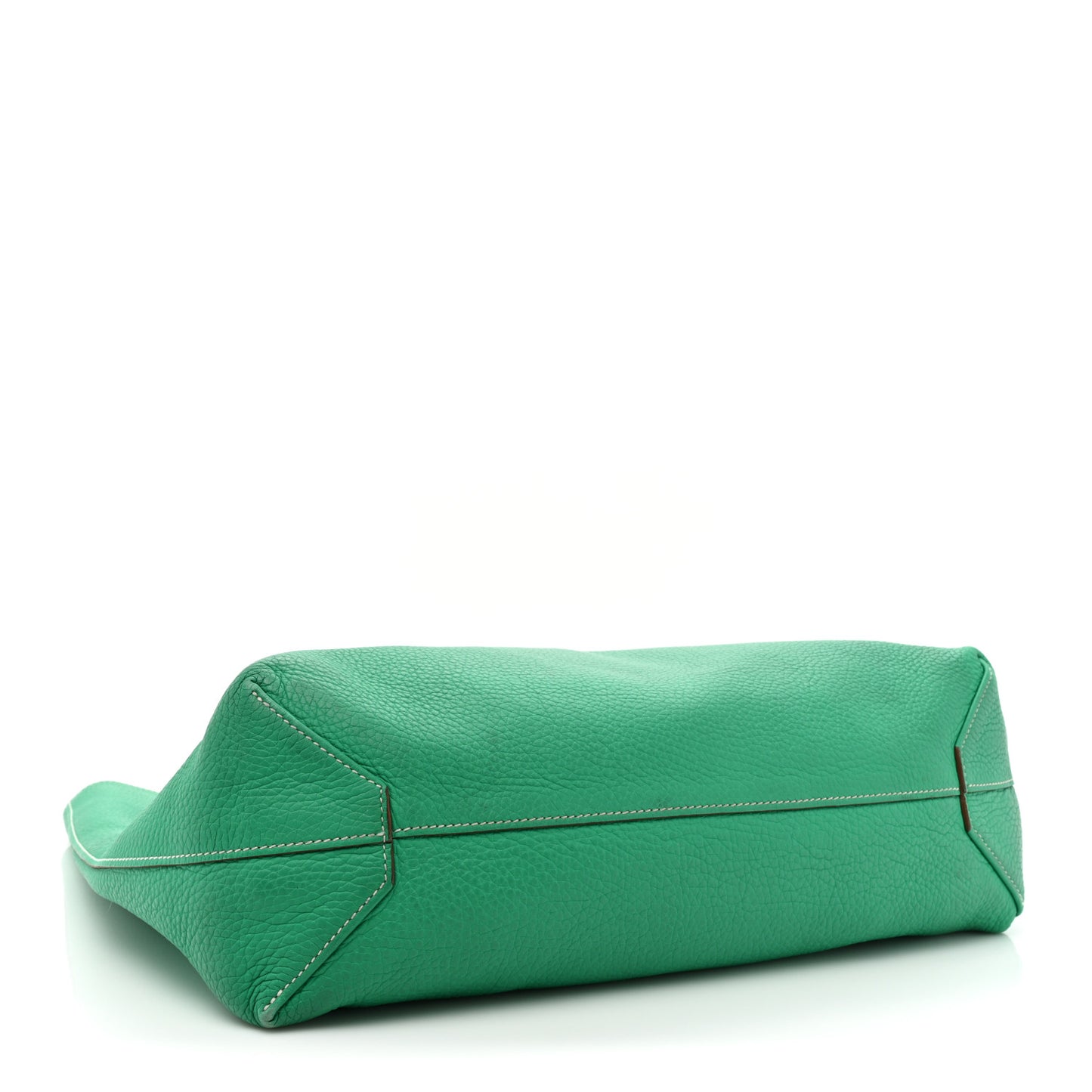 Taurillon Clemence Double Sens 36 Reversible Tote Menthe Colvert