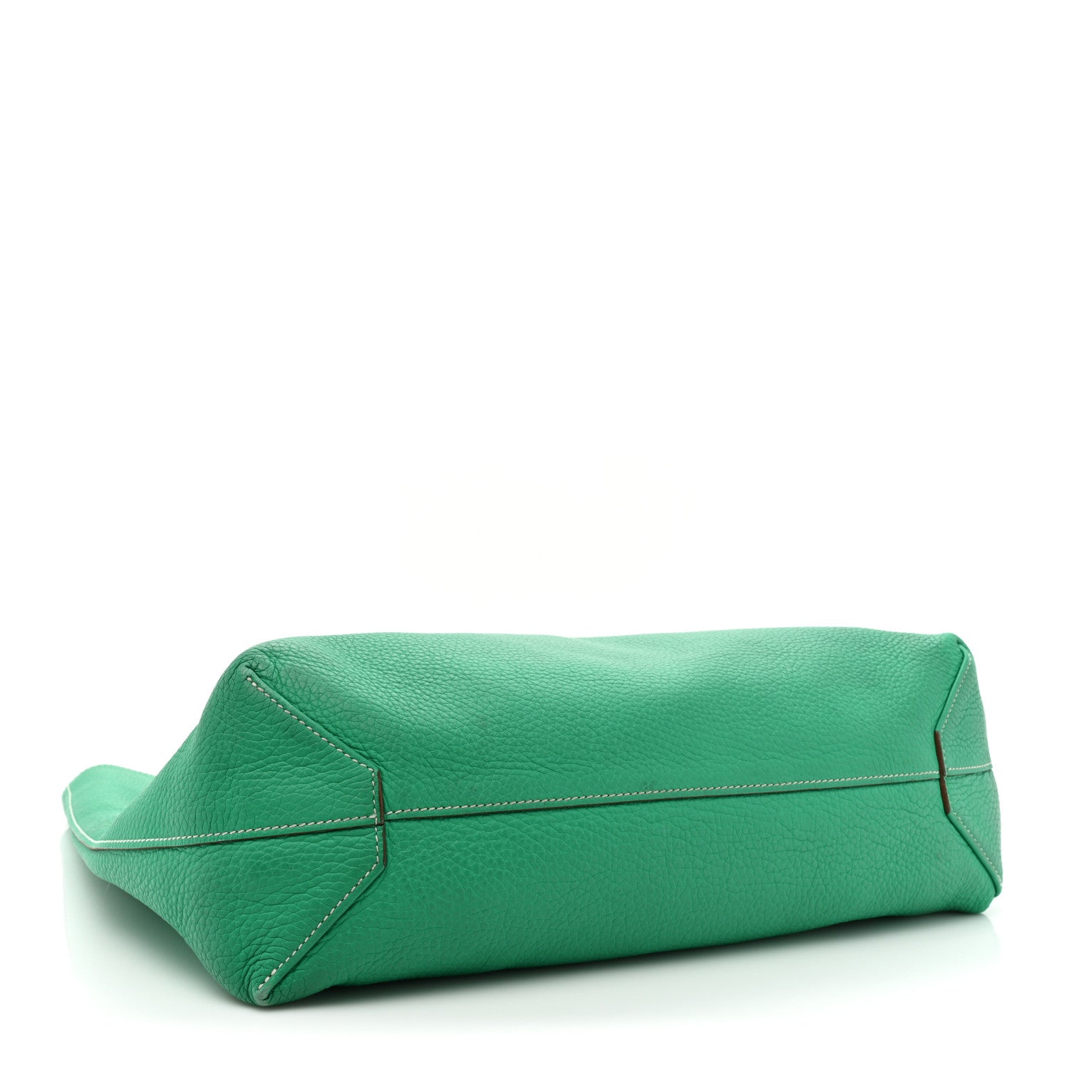 Hermes Taurillon Clemence Double Sens 36 Reversible Tote Menthe Colvert 6 of 20