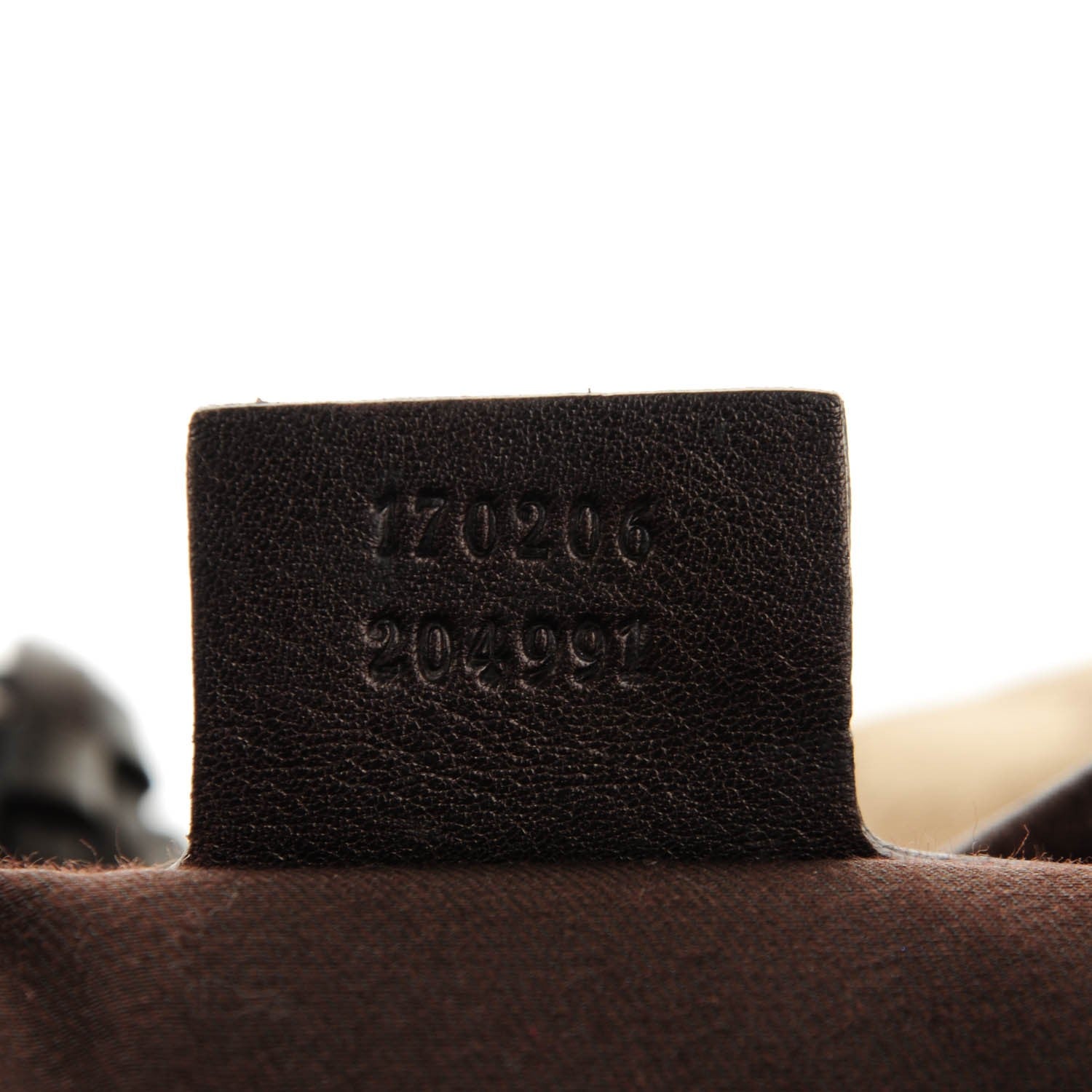Gucci Monogram Peggy Braided Tote Dark Brown 7 of 8