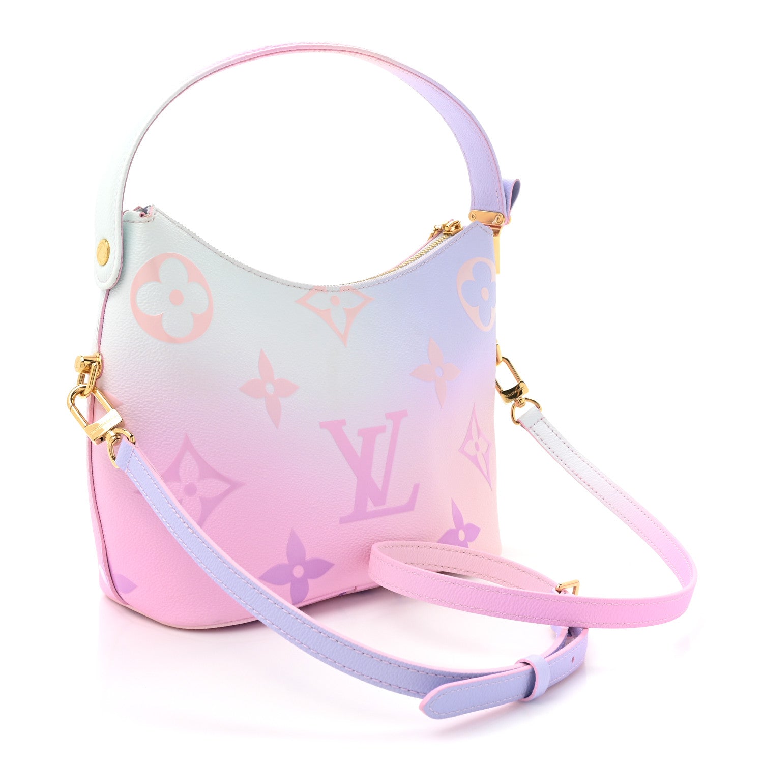 Louis Vuitton Monogram Giant Spring In The City Marshmallow Hobo PM Sunrise Pastel 3 of 12