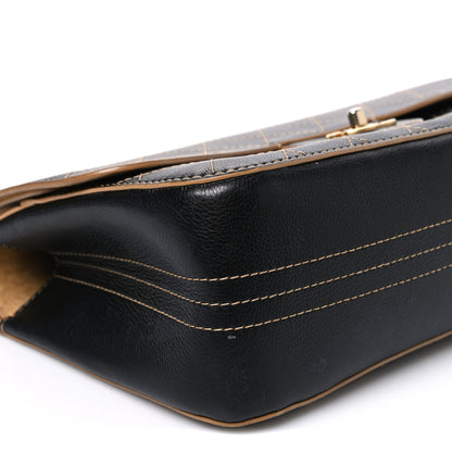 Chanel Calfskin Stitched Jumbo Double Flap Black 9 of 11