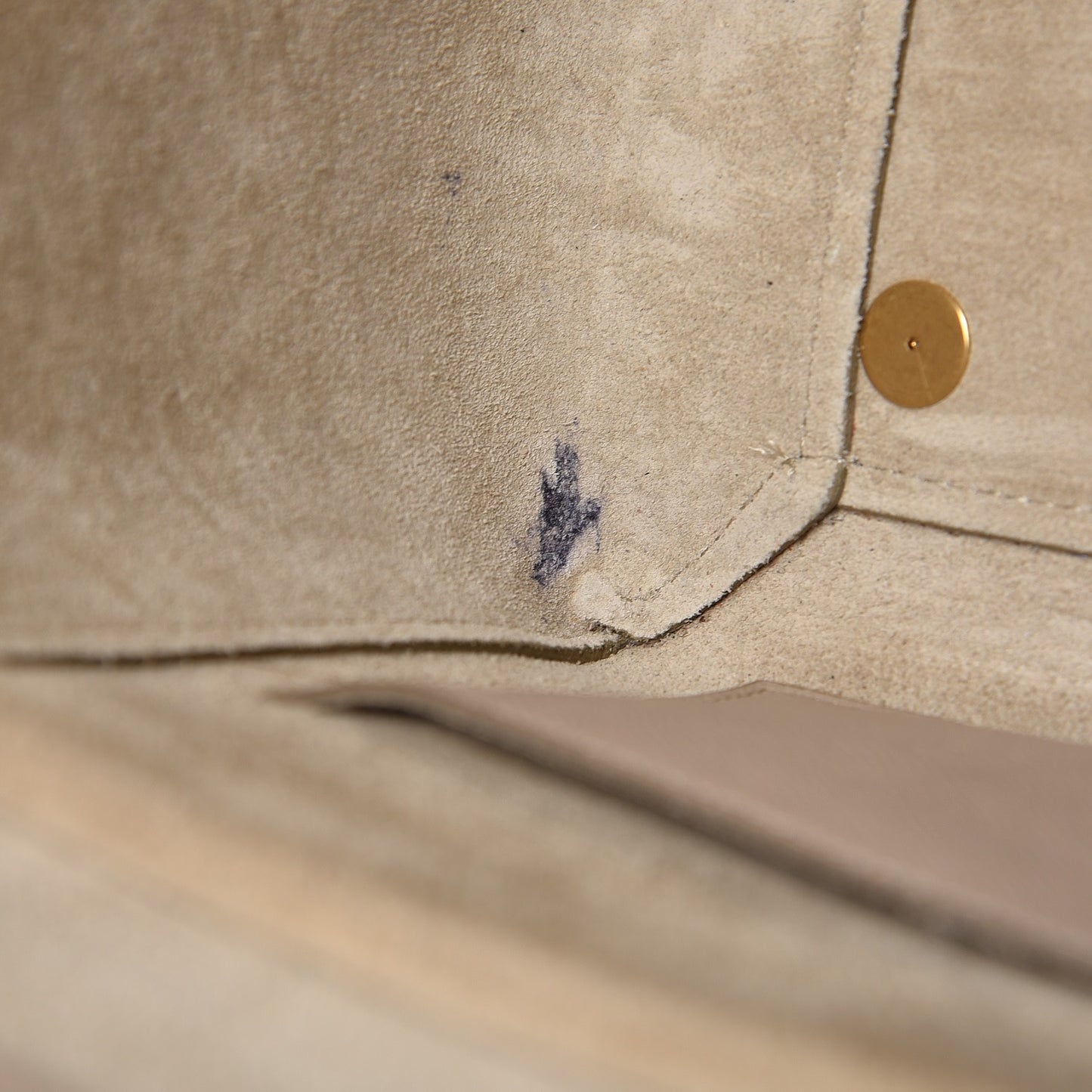 Grained Calfskin Mini Belt Bag Light Taupe