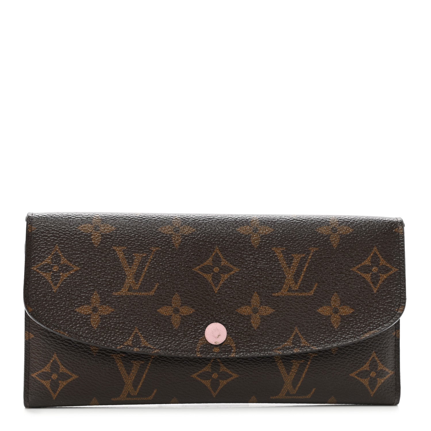 Louis Vuitton Monogram Emilie Wallet Rose Ballerine 1 of 9