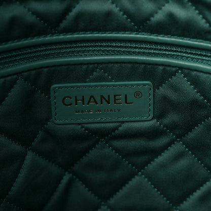 Chanel Shiny Calfskin Quilted Chanel 22 Green 7 of 10