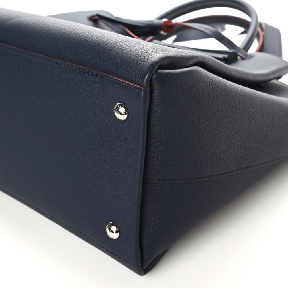 Calfskin Lockmeto Marine Rouge