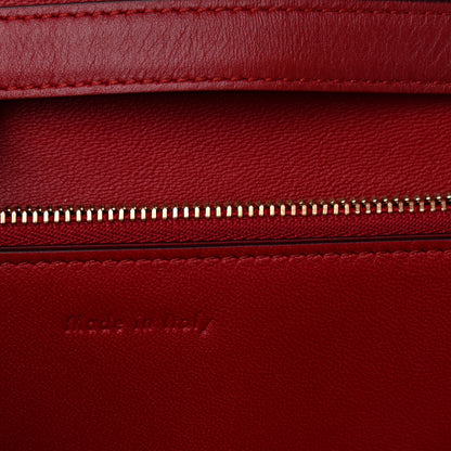 Celine Box Calfskin Medium Classic Box Flap Bag Red 7 of 13