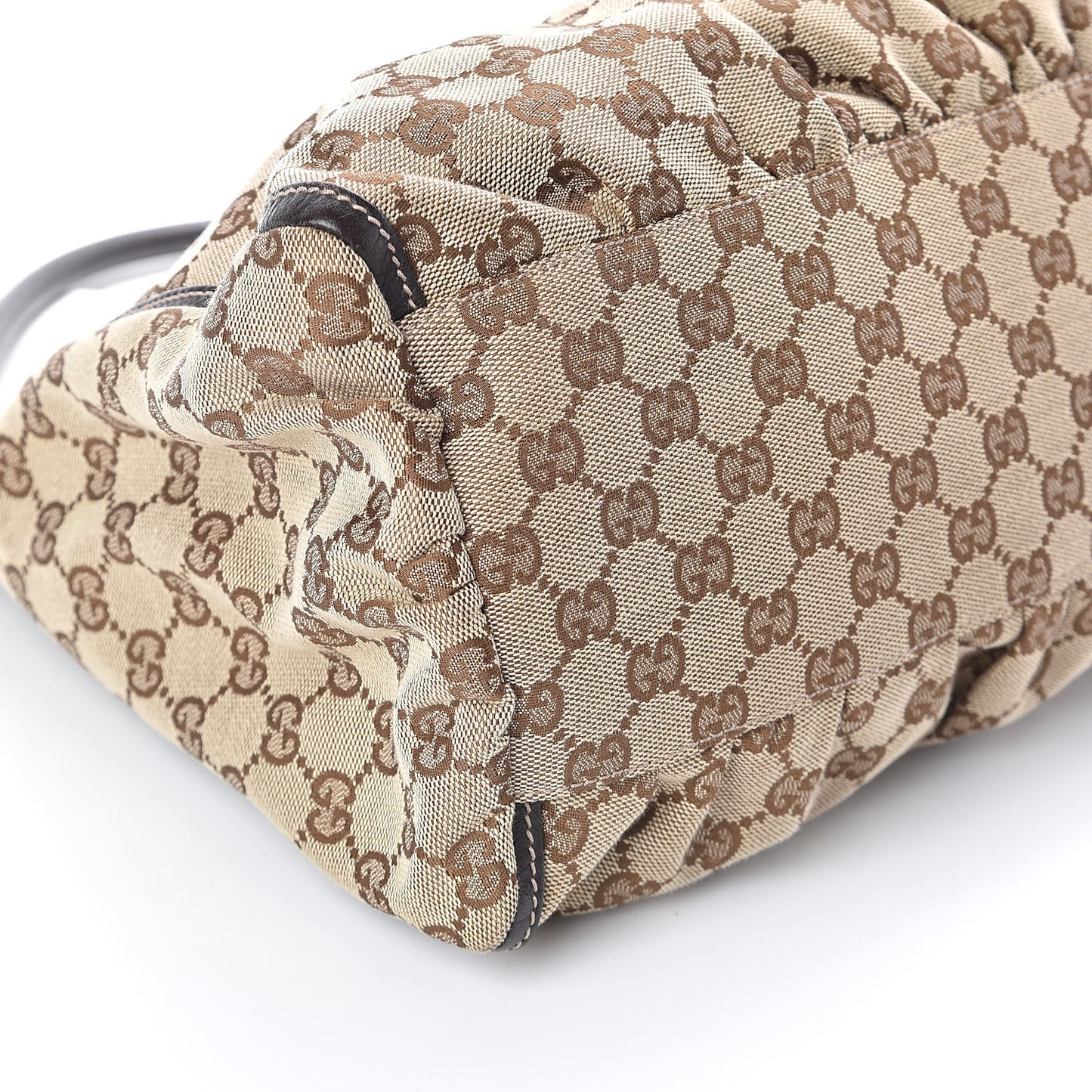 Monogram Large D Gold Hobo Dark Brown