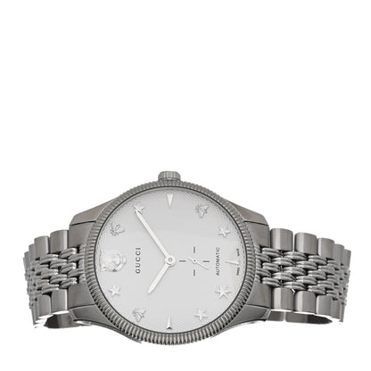 Gucci Stainless Steel 40mm G-Timeless Charm Automatic Watch 2 of 4