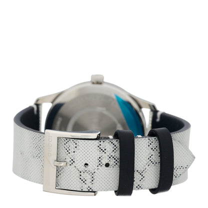 Gucci Stainless Steel Calfskin 38mm G-Timeless GG Hologram Quartz Watch 2 of 4