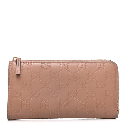 Gucci Guccissima Donna Long Wallet Camelia 1 of 8