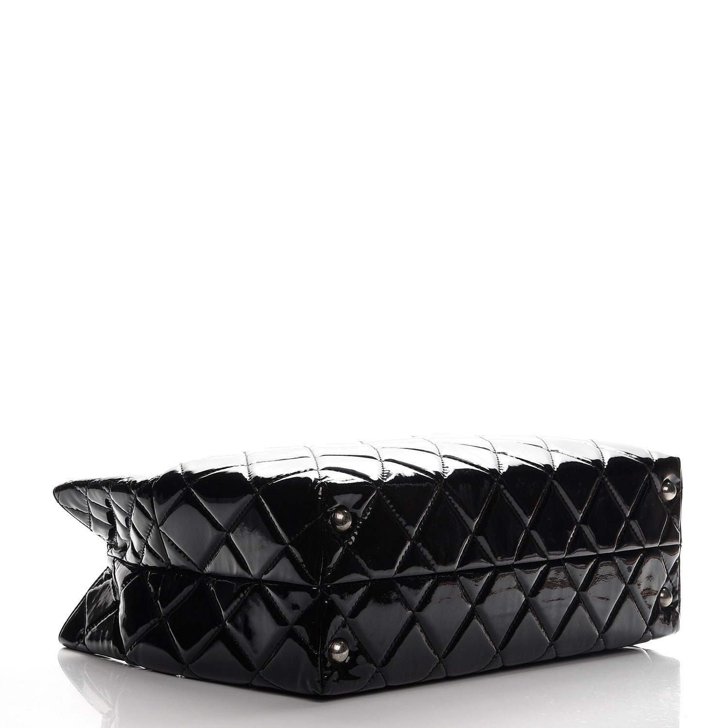 Chanel Patent Quilted Reissue 2.55 Tote Black 4 of 8