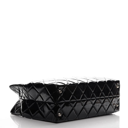 Chanel Patent Quilted Reissue 2.55 Tote Black 4 of 8